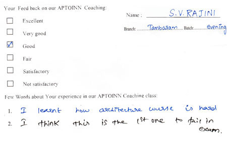 NATA Coaching Centre in Tambaram
